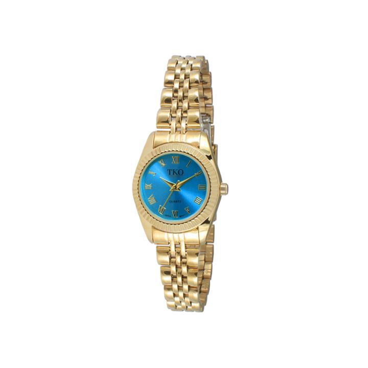 Tko Orlogi Womens Light Blue Dial Petite Bracelet Watch
