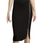 Worthington Weekend Side Zipper Skirt - Tall