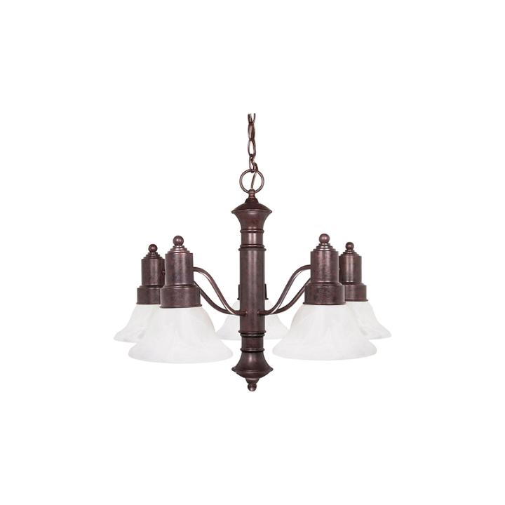 Filament Design 5-light Old Bronze Chandelier