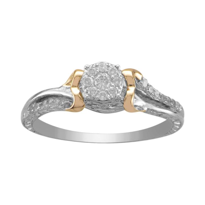 Ct. T.w. Diamond Promise Ring