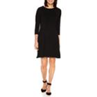 Sag Harbor 3/4 Sleeve A-line Dress