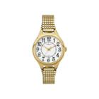 Carriage By Timex Womens Gold-tone Stainless Steel Expansion Bracelet Watch C3c2389j