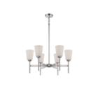 Filament Design 6-light Polished Nickel Chandelier
