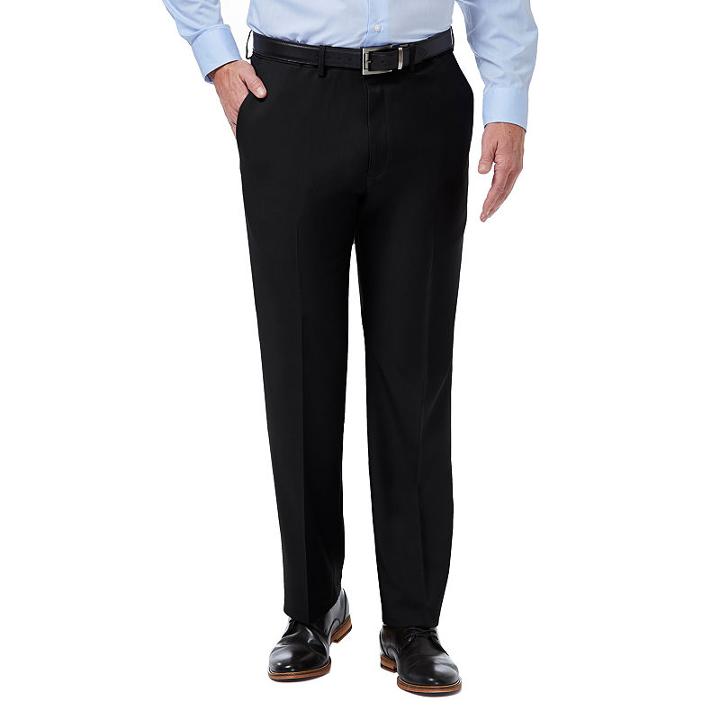 Haggar Premium Comfort Dress Pant Classic Fit Flat Front