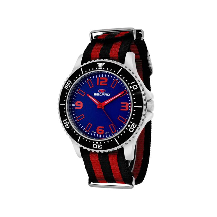 Sea-pro Tideway Mens Two Tone Strap Watch-sp5313nr