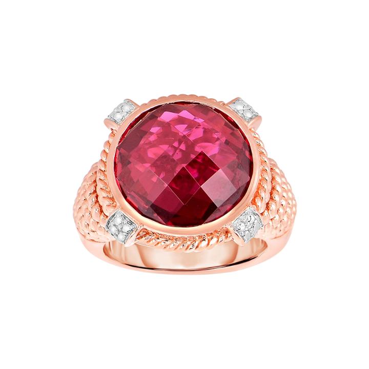 Glass-filled Ruby Ring
