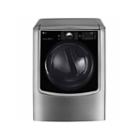 Lg 9.0 Cu. Ft. Mega Capacity Wi-fi Enabled Turbosteam Electric Dryer With On-door Control Panel - Dlex9000v