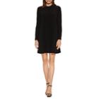 Tiana B Long Sleeve Mock-neck A-line Dress-petites