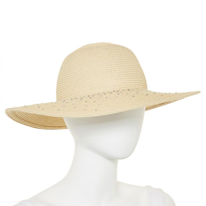 Scala&trade; Rhinestone Floppy Hat