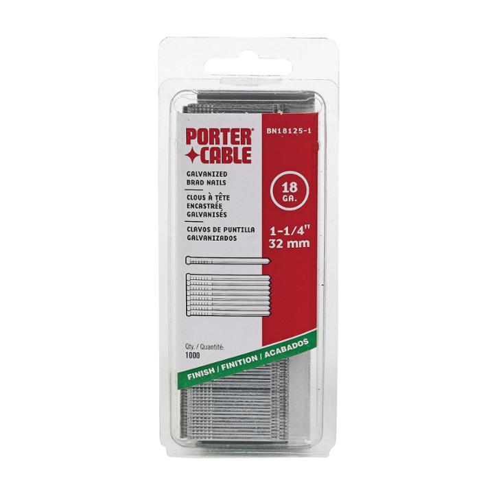 Porter Cable Pbn18125-1 1-1/4 18 Gauge Brad Nails1;000 Count