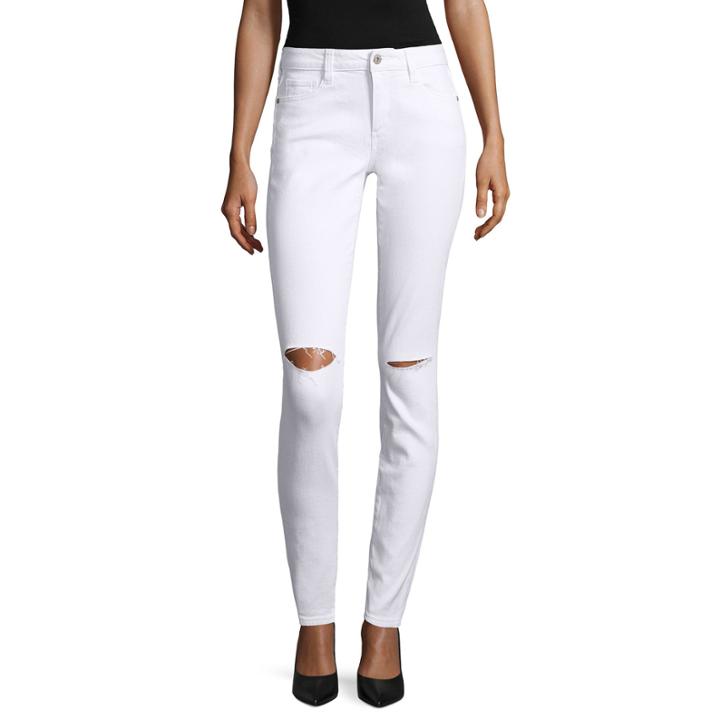 Arizona Slit Knee Skinny Jeans - Juniors
