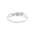 Lumastar Diamond-accent Sterling Silver Promise Ring