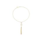 Monet Jewelry Womens Dbldrptsslnk Crysgld