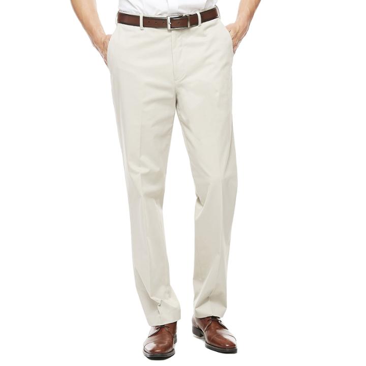 Savane Executive Flex Flat-front Pants