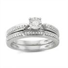 Womens 1/4 Ct. T.w. Genuine Diamond White Promise Ring