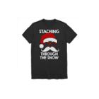Staching Through The Snow Short Sleeve Graphic T-shirt-big And Tall