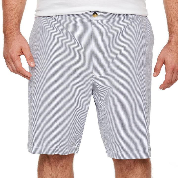 Izod Sandy Bay Seersucker Short Chino Shorts-big And Tall