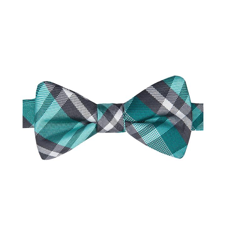 Jf J. Ferrar Plaid Pre-tied Bow Tie