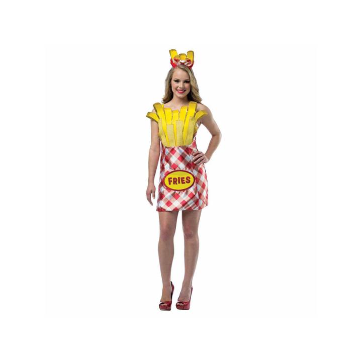 French Fries Womens Dress Costume