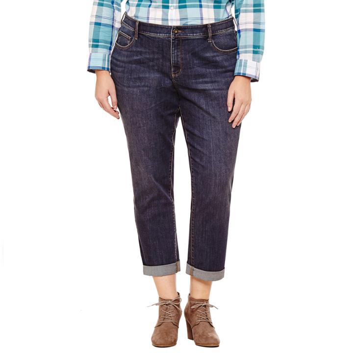 St. John's Bay Boyfriend Jeans - Plus