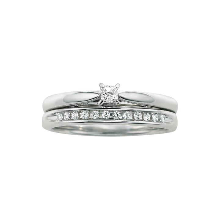 I Said Yes&trade; 1/6 Ct. T.w. Certified Diamond Bridal Set
