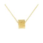 Infinite Gold&trade; 14k Yellow Gold Rondelle Bead Pendant Necklace