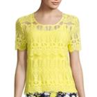 Decree Short-sleeve Lace T-shirt