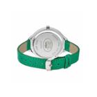 Laura Ashley Geo Print Dial Womens Green Strap Watch-la31023gn