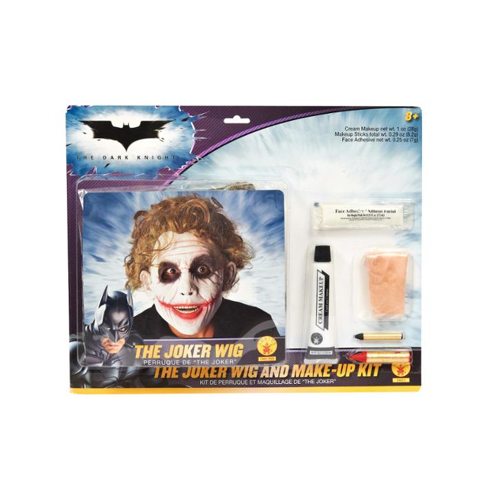 Batman Dark Knight - Deluxe Joker Wig / Makeup Accessory Kit (adult) - One-size