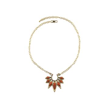 Artsmith By Barse Womens Orange Pendant Necklace
