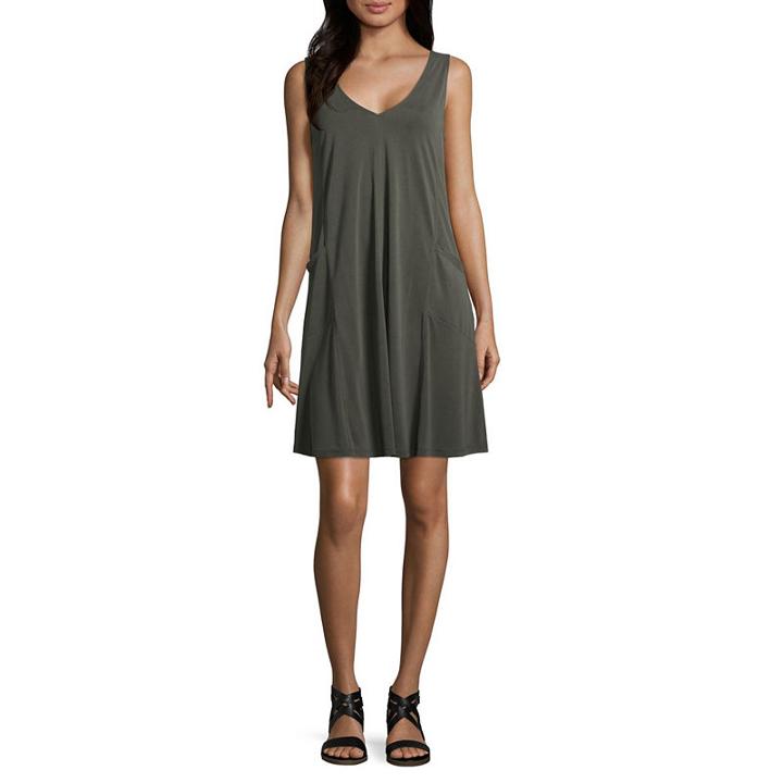 Spense Sleeveless Trapeze Dress