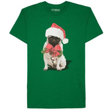 Festive Pug T-shirt