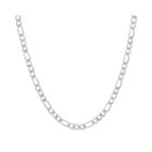 Mens Stainless Steel 18 4mm Figaro Chain