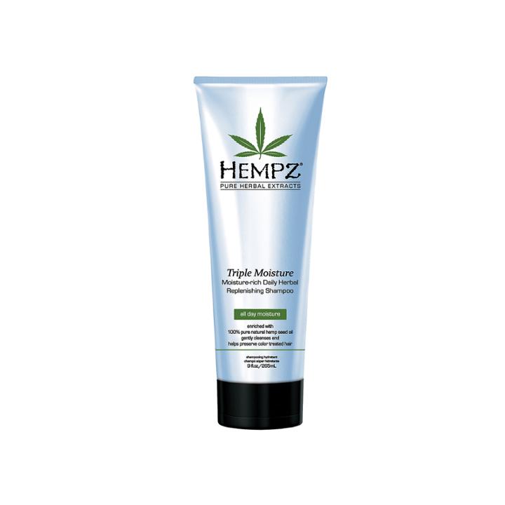 Hempz Triple Moisture Herbal Replenishing Shampoo - 9 Oz.