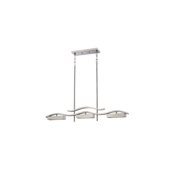 Filament Design 1-light Brushed Nickel Island Pendant