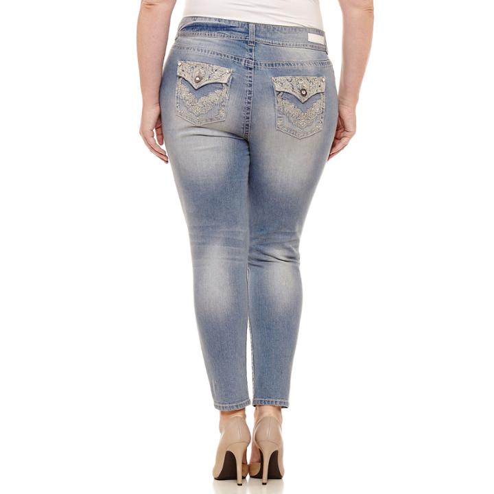 Wallflower Skinny Jeans-juniors Plus