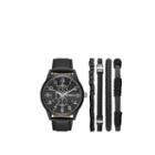 Arizona Mens Black 5-pc. Watch Boxed Set-fmdarz538