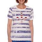 Sag Harbor American Dream Short-sleeve Sequin Top