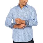 Society Of Threads Long Sleeve Pattern Button-front Shirt