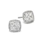Limited Quantities 1/2 Ct. T.w. Diamond 14k White Gold Square Earrings