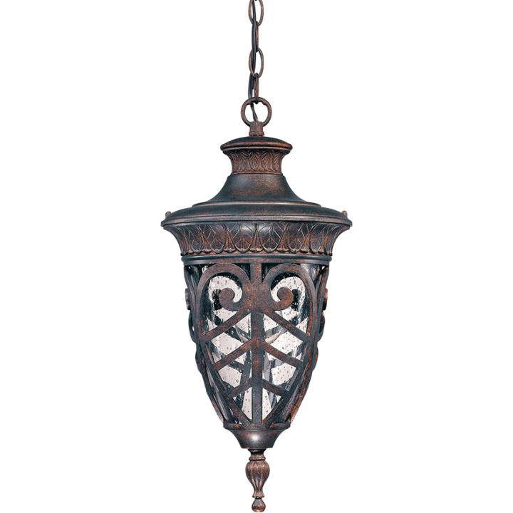 Filament Design 1-light Dark Plum Bronze Outdoor Hanging Lantern