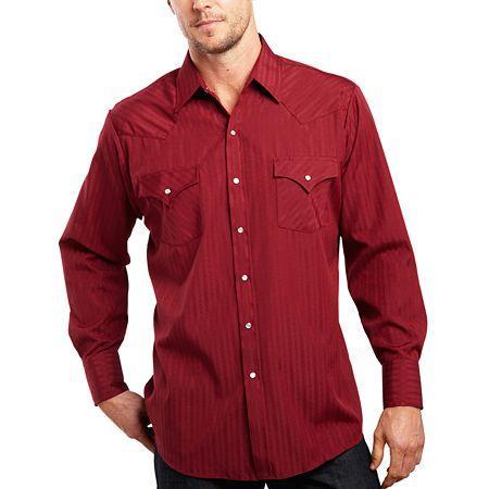 Ely Cattleman Long-sleeve Tonal Snap Shirt