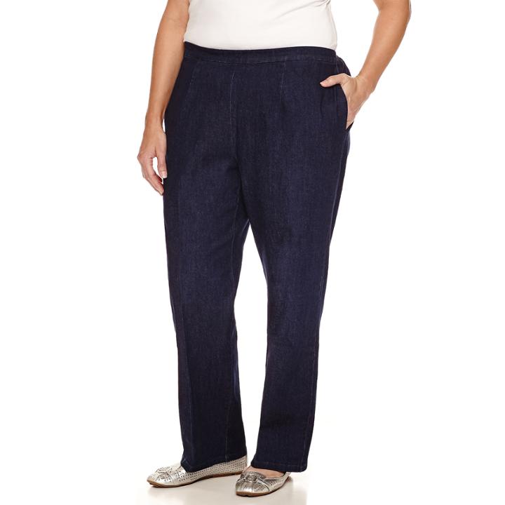 Alfred Dunner Sierra Madre Denim Pant Plus