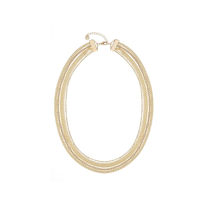 Monet Gold-tone Multi-strand Long Chain Necklace