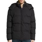 St. John's Bay Long-sleeve Hooded Puffer Jacket