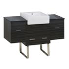 50.75-in. W 18-in. D Modern Plywood-melamine Vanity Base Set Only In Dawn Grey