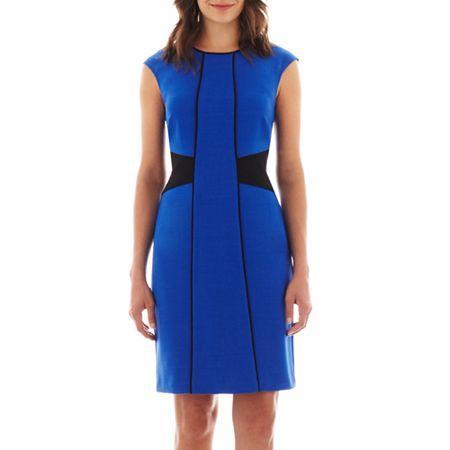 London Style Collection Sleeveless Sheath Dress