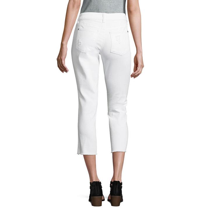 A.n.a Embroidered Hem Capris
