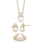 Cultured Freshwater Pearl 3 Piece Set
