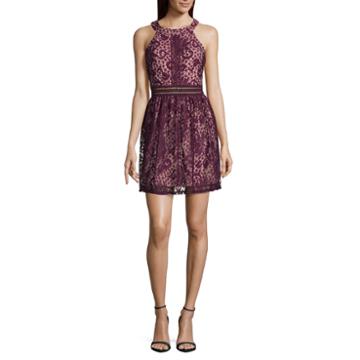 Byer California Sleeveless Fit & Flare Dress-juniors